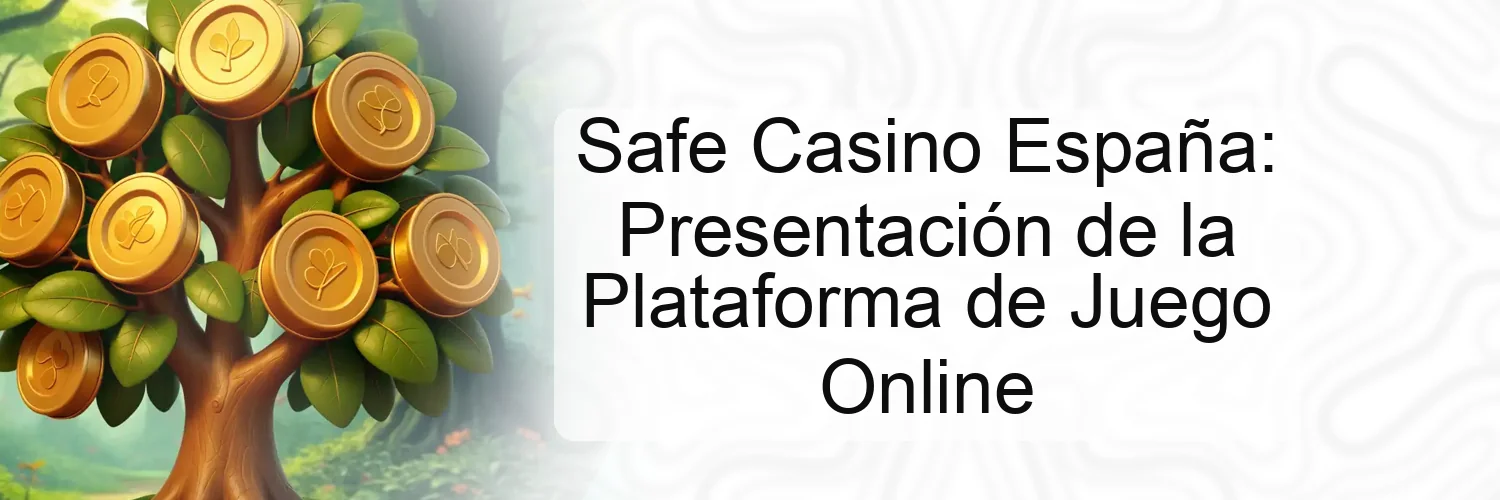Safe Casino España: Presentación de la Plataforma de Juego Online Safe Casino España: Presentación de la Plataforma de Juego Online